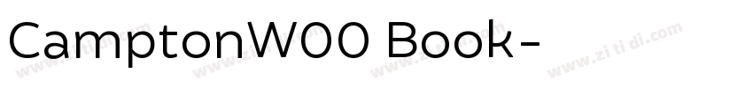 CamptonW00 Book字体转换 CamptonW00 Book字体转换